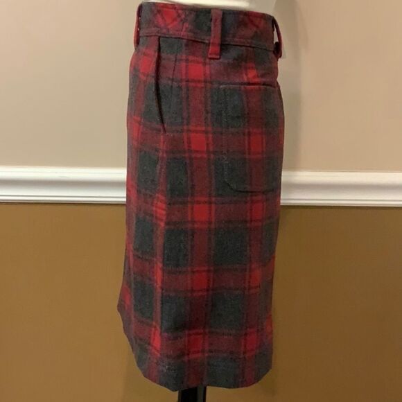 NWOT Eddie Bauer Wool Blend plaid Skirt 2P - Picture 12 of 15